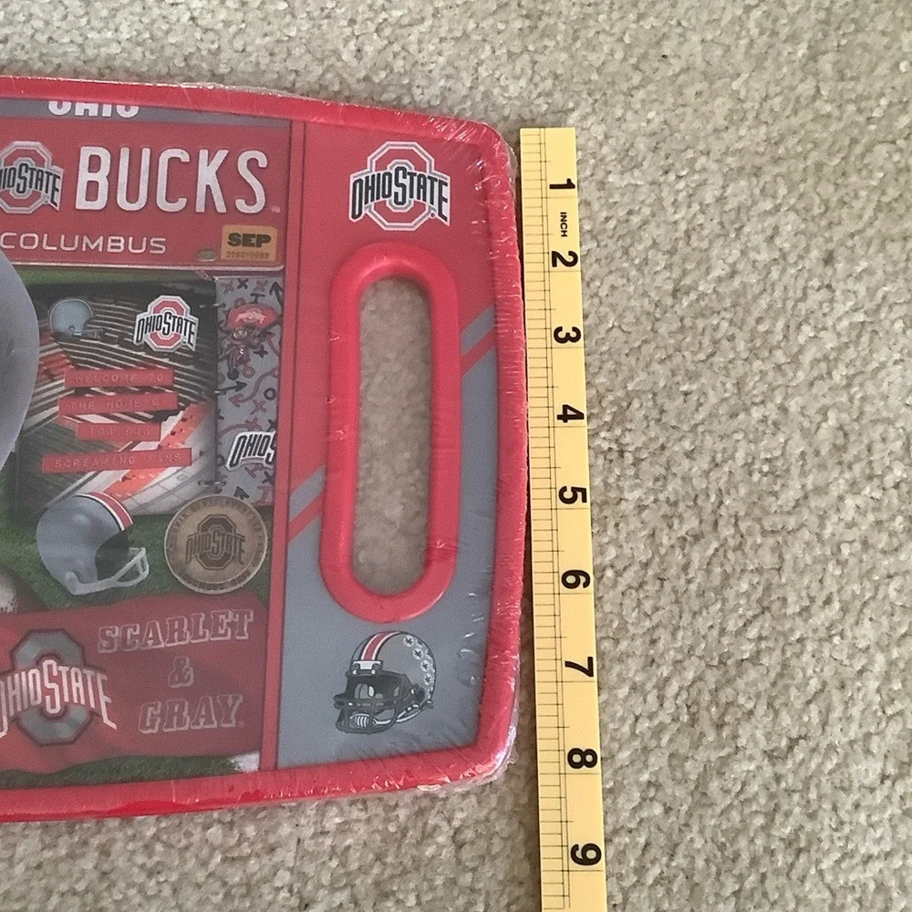 Ohio State Buckeyes Themed Cutting Board